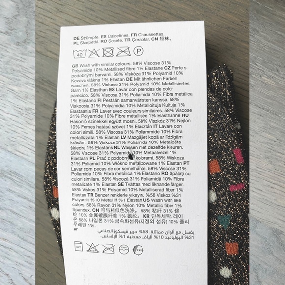 & Other Stories | Glitter & Colorful Dots Socks - Picture 7 of 7